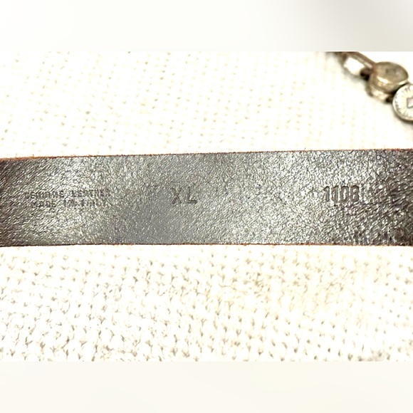 Antoniazzi Firenze Leather Belt | Size: XL | Color: Brown - Picture 3 of 8